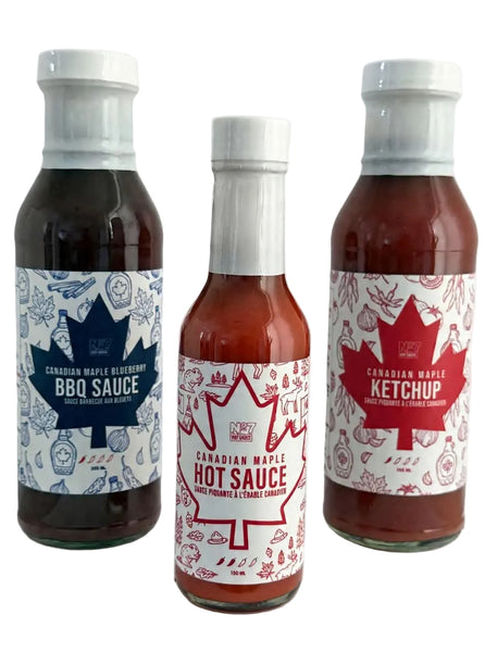 No.7 Mexican Hot Sauce - Canadian Maple Trio | Hot Sauce, Ketchup & Blueberry BBQ